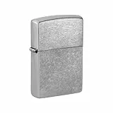 Zippo Sturmfeuerzeug - Street Chrome, Base Model - Nachfüllbar - Wiederverwendbar - Windfestes Design - Geschenkbox - Made in USA