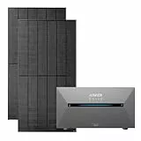 1000W Balkonkraftwerk mit 2×500Wp Solar Modulen bifazial, inkl. Anker Solarbank 2 Pro Speicher(1600Wh), 4 MPPTs(2400W), ohne Halterung