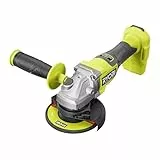 RYOBI 18 V ONE+ Brushless Akku-Winkelschleifer RAG18BL-0, 125mm Scheibendurchmesser, werkzeuglose Schutzabdeckung, ohne Akku und Ladegerät