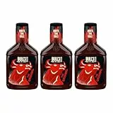 Bull´s Eye BBQ Sauce Original, 3er Pack, Grillsoße, 3 x 425g Flaschen