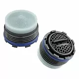 5,7l Mischdüse Luftsprudler Strahlregler M18.5 Wasserhahn passend als Ersatzteile für IKEA YTTRAN, ÄLMAREN, GLYPEN (2 Stück)