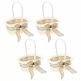 Cabilock 1satz Mini Dekorationskorb Aus Papierseil Handgefertigter Geflochtener Korb Für Hochzeiten Blumendekorationen Und Kreative Projekte