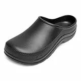 Ladeheid Damen Clogs - Ultraleicht Eva Gartenclogs Damen Pantoletten Wasserdicht Pantoffeln für Frauen Perfekt als Gartenschuhe Hausschuhe LA-CA-25 (40 EU, Schwarz)