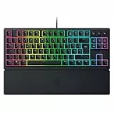 Razer Ornata V3 Tenkeyless - Kompakte Flache Gaming-Tastatur (Mecha-Membran-Switches, Tastenkappen mit Anti-UV-Beschichtung, Beleuchtete Separate Medientasten) QWERTZ DE-Layout | Schwarz
