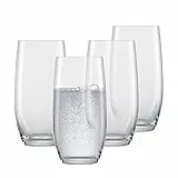 SCHOTT ZWIESEL Allround Glas For You (4er-Set), vielseitig einsetzbare Trinkgläser, spülmaschinenfeste Tritan-Kristallgläser, Made in Germany (Art.-Nr. 121875), Kristall