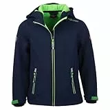 Trollkids Kids Trollfjord Jacket 140, Navy/Green