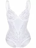Sassa Damen Body 904, Gr. 46 (Herstellergröße: 95C), Weiß (Weiß 100)