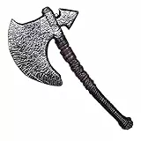 Boland 72274 - Kostüm-Zubehör Axt, Länge 46 cm, Kunststoff-Waffe, Attrappe, Dungeon Master, Killer, Zombie, Accessoire, Halloween, Karneval, Mottoparty