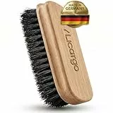 LICARGO Textil- & Lederbürste Auto - Made in Germany - Weiche Polsterbürste für Autositze, Alcantara, Teppich, Sofa & Polster - Reinigungsbürste gegen Schmutz, Flecken & Tierhaare