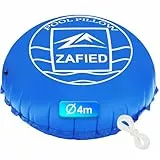 Poolkissen Winter, Pool Luftkissen Rund 4 Meter Durchmesser XXXL Pool Polster Hochwertige Materialien bis -25°C Doppelnaht Schwimmbadzubehör Pool Kissen für Winterfeste Poolabdeckung Schutz