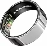 ULTRAHUMAN Ring AIR – Smart Ring für Damen und Herren | Schlaf, Fitness, HRV -Tracking, Stressanalyse & Zyklusüberwachung | Kein ABO | Bis zu 6 Tage Akkulaufzeit | (Größe 8)