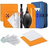 K&F Concept 23-in-1 Reinigungsset Reinigungs Kit für DSLR Kamera Objektive Filter Handys mit Cleaning Swab 16mm 24mm, antistatische Handschuh, Flüssig-Reiniger,Pinsel, Lens-Pen