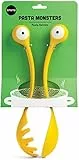 OTOTO Pasta Monster Spaghetti Besteck Salatbesteck - Lustige BPA-Freie Küchen Gadgets - 100% Lebensmittelecht Löffel & Gabel Küchenhelfer Set - Servierbesteck Salat & Pasta - 30 x 8,5 x 5,5 cm