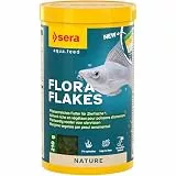 sera Flora Flakes 1.000 ml (210 g) | pflanzenreiches Flockenfutter für oberflächenfressende Zierfische | mit Spirulina & Ballaststoffen | unterstützt Verdauung & Vitalität