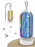 Anysun Wiederaufladbarer Elektrischer Insektenvernichter für Außen und Innen, LED Mückenvernichter und Fliegenfalle, für Zuhause, Garten, Terrasse, Camping, Hinterhof