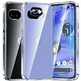 UniqueMe für Google Pixel 9A Hülle - Handyhülle für Google Pixel 9A Case, 5 in 1 Set Rundumschutz Schutzhülle Cover,1 Handyhülle & 2 Schutzfolie & 2 Kameraschutz - Transparent