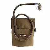 Source Tactical Kangaroo 1L Collapsible Canteen with Pouch Trinksystem, Coyote, 1 Liter / 32 oz