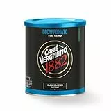 Caffè Vergnano 1882 Kaffee Dose Arabica gemahlen Entkoffeiniert - 250 g-Packung
