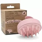 FABCARE Kopfhaut Massagebürste für Haarwachstum und Blutzirkulation, geeignet für alle Haartypen, aus Weizenstroh, ideal für Peeling und trockene Kopfhaut bei nassem oder trockenem Haar (Pink)