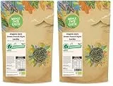 Wholefood Earth Organic Dark Green French Style Lentils 1kg GMO Free | Vegan | High Fibre | High Protein | Certified Organic (Packung mit 2)