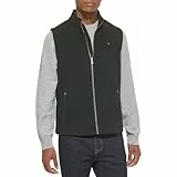 Tommy Hilfiger Herren Lightweight Polar Vest Fleece-Weste, Schwarz, 3XL