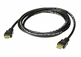 ATEN 2L-7D02H-1 High Speed True 4K HDMI Kabel mit Ethernet, schwarz, 2 m