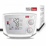 boso medicus family – Partner-Blutdruckmessgerät mit 2 Speicher-Plätzen, großem Display und Arrhythmie-Erkennung – Inkl. Universal-manschette (22–42cm)