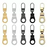 10 Stück Reißverschluss Zipper für Kleidung, Jeans und Rucksack - Reparatur (5 Farben)