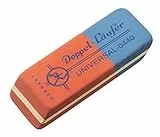 Läufer 00440 Doppel-Universal 0440 Radierer, Radiergummi aus Kautschuk, der rot-blaue Klassiker, radiert Bleistifte und Buntstifte