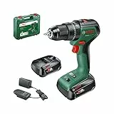 Bosch Akku Schlagbohrschrauber UniversalImpact 18V-60 (2 Akku, 18 Volt System, im Koffer)