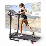 Christopeit Sport CS 3000 Elektrisches Laufband für Zuhause mit Steigungsverstellung, Selbstschmierung - klappbar, leise - 10km/h