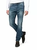TOM TAILOR Herren Jeanshose Jeans 1/1 Josh Regular Slim Blau (Mid Stone Wash Denim 1052), W34/L30 (Herstellergröße: 34)
