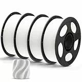 ANYCUBIC PLA+ Filament 1.75mm, Hohe Zähigkeit und Präzision -3D-Druckmaterialien, PLA Plus Intelligente Identifikation, 4KG Weiß