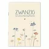 Eine der Guten Terminkalender A6 - Kalender 2026, mini Monatsplaner & Notizbuch, kleiner Softcover Taschenkalender Terminplaner, Creme Beige, klimaneutral, FSC Papier