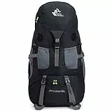 free knight 50 l wasserdichter ultraleichter Wanderrucksack, rahmenlos, Outdoor-Sport, Tagesrucksack, Reisetasche für Klettern, Camping, Touren, Bergsteigen, Angeln