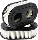 2 Stück Rasenmäher Luftfilter, Luftfilter Filterpatrone Für Briggs & Stratton 798452 593260 Luftfilter