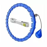 Pterygoid Hula Reifen Hoop Erwachsene,Smart Hula Fitness Reifen mit Gewicht und 24 Abnehmbaren Teilen auch für Anfänger, Kinder für Gewichtsverlust und Übung Gym