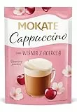 MOKATE - Cappuccino Kirche Acerola - Cremiger Instant-Kaffee mit Milchschaum - Coffee Cherry - Fruchtiger Kaffee - Aromatisch Süß Kaffeepulver - Einfach mit Heißem Wasser Aufgießen - 40g