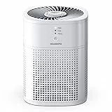 MORENTO Luftreiniger für Schlafzimmer mit Aromatherapie, HEPA Luftfilter, Ein Luftreiniger, der Staub, Pollen, Tierhaare und Rauch verhindern kann, Air Purifier 24dB mit Schlafmodus