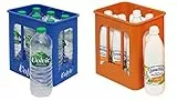 Christian Tanner 0072.6 - Getränke Set bestehend aus Volvic Kiste und Landliebe Milchkiste mit 6 Flaschen
