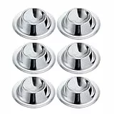 Westmark 6 Eierbecher, rund, stapelbar, ø 8,5 cm, Rostfreier Edelstahl, Silber, 207222E3