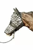 HKM Zebra Fliegenschutz weiß/schwarz One Size, warmblut