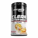Best Body Nutrition Clear Water Whey Protein Isolat 450g Ice Tea Peach – Premium Whey mit 91 % Proteinanteil – Zuckerfrei, Fettfrei, Laktosfrei – Klare Lösung – Ohne Klumpen – Für aktive Lebensstile
