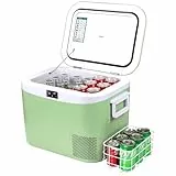 BINGI Kompressor Kühlbox 18 Liter Tragbarer Auto-Kühlschrank 12/24V DC und 230V AC Mini Gefrierschrank für Auto, LKW, Camping, Wohnmobil und Zuhause (15℃ bis -18℃)