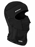 Ziener Kinder IQUITO GTX INF Junior underhelmet mask Skihelm-gesichtsmaske | Warm Elastisch Soft-shell, black, XS