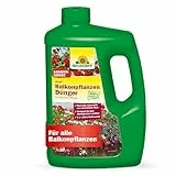 Neudorff Azet BalkonpflanzenDünger – 100% natürlicher Bio Dünger für üppig blühende Balkonkästen und Kübel und reiche Ernte aller Balkonpflanzen, 2 Liter