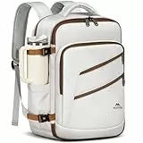 MATEIN Ryanair Handgepäck 40x30x20, Rucksack Handgepäck Flugzeug kompatibel mit USB Ladeanschluss, Rucksack 40x30x20 mit 15.6 Zoll Laptopfach für Damen, Reise, Business, Cloud Dancer
