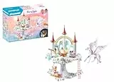 PLAYMOBIL Princess Magic 71359 Himmlisches Regenbogen-Schloss, magische Welt mit leuchtender Regenbogenblume, Schmetterlingsring, Pegas und Prinzessinnen, ab 4 Jahren