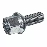 febi bilstein 46713 Radschraube M12 x 1.5 Kugelbund, 1 Stück, Silber