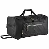 camel active Reisetasche Explore Travel Bag with Wheels Black schwarz